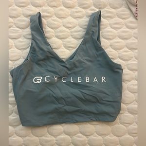 Teal Cyclebar cropped top